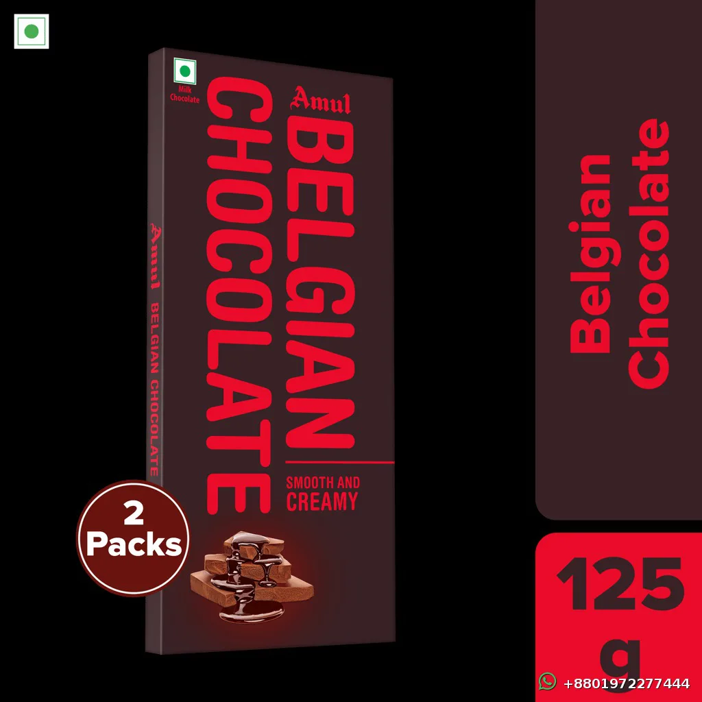 Amul Belgian Chocolate 125g