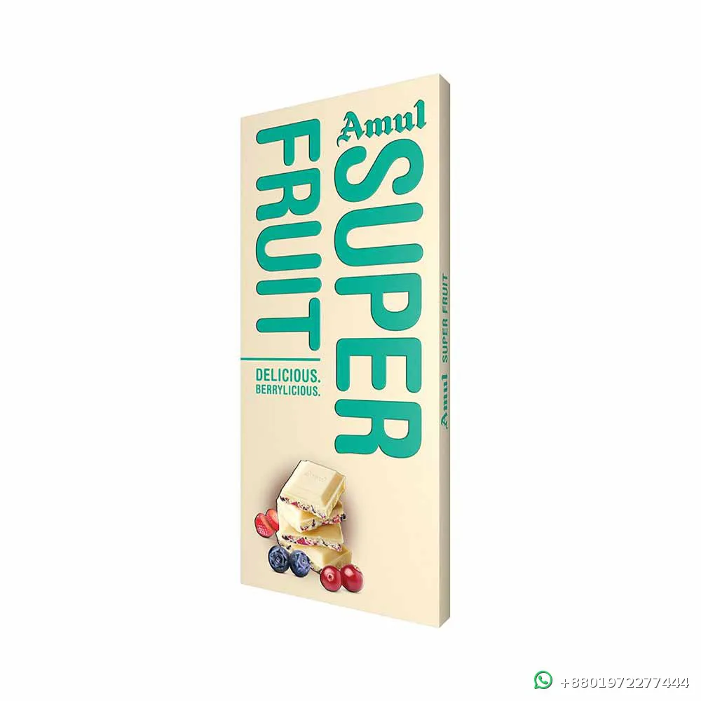 Amul Super Fruit White Chocolate 150g