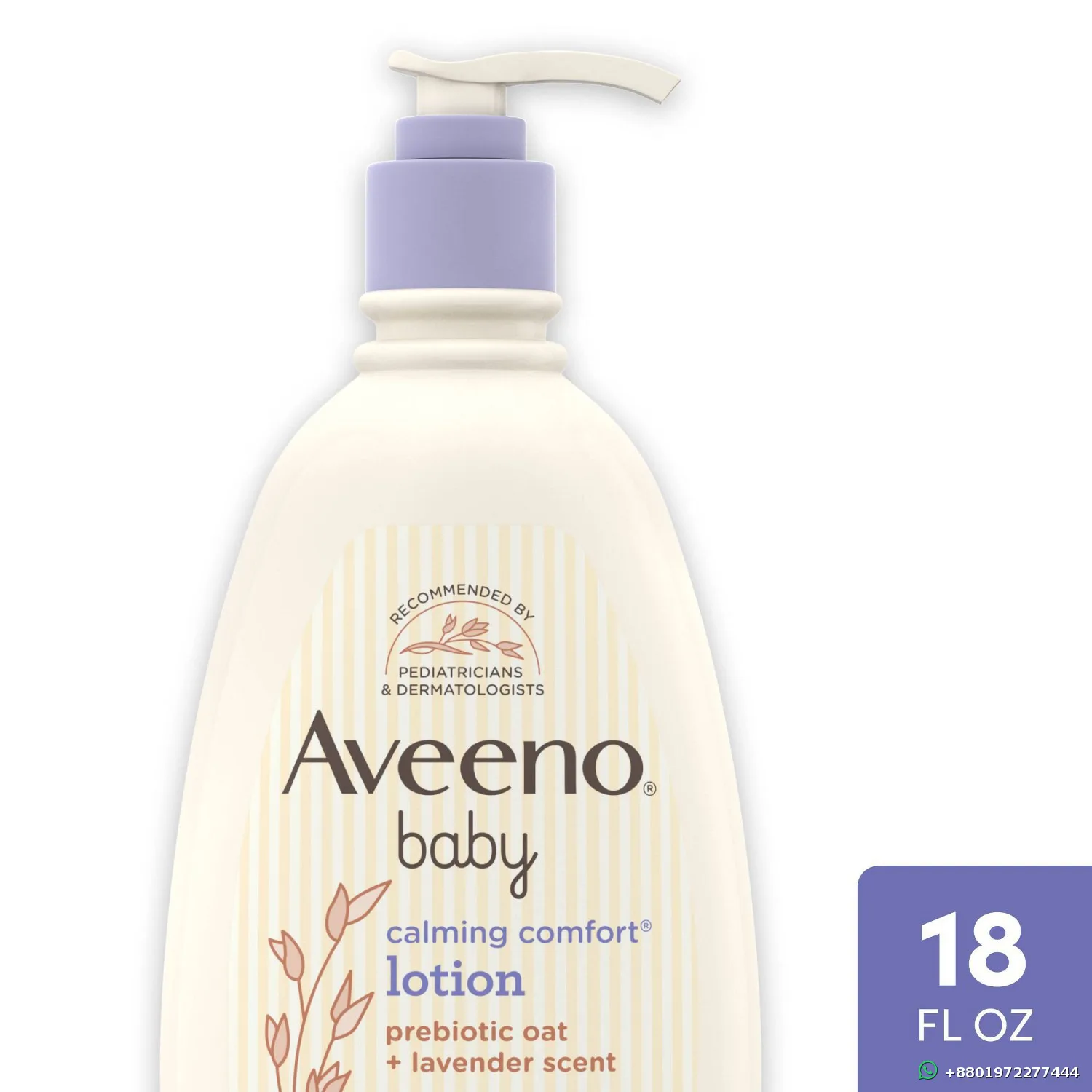 Aveeno Baby Calming Comfort Lotion Lavender Vanilla 532ml
