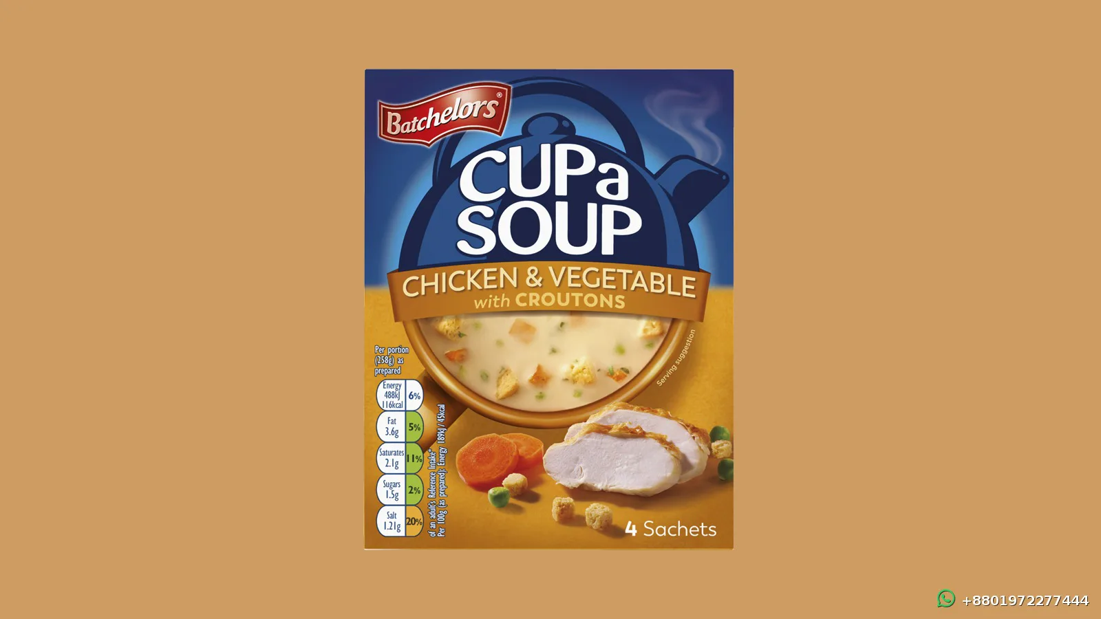 Batchelors Cup a Soup Chicken And Vegetable with Croutons