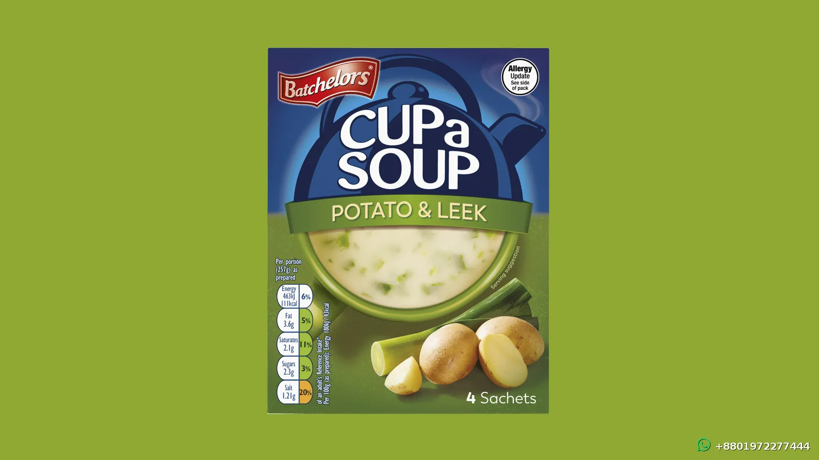Batchelors Cup a Soup Potato & Leek Soup