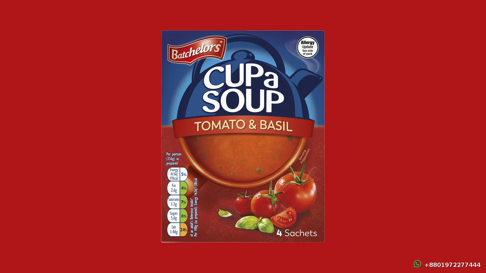 Batchelors Cup a Soup Tomato & Basil