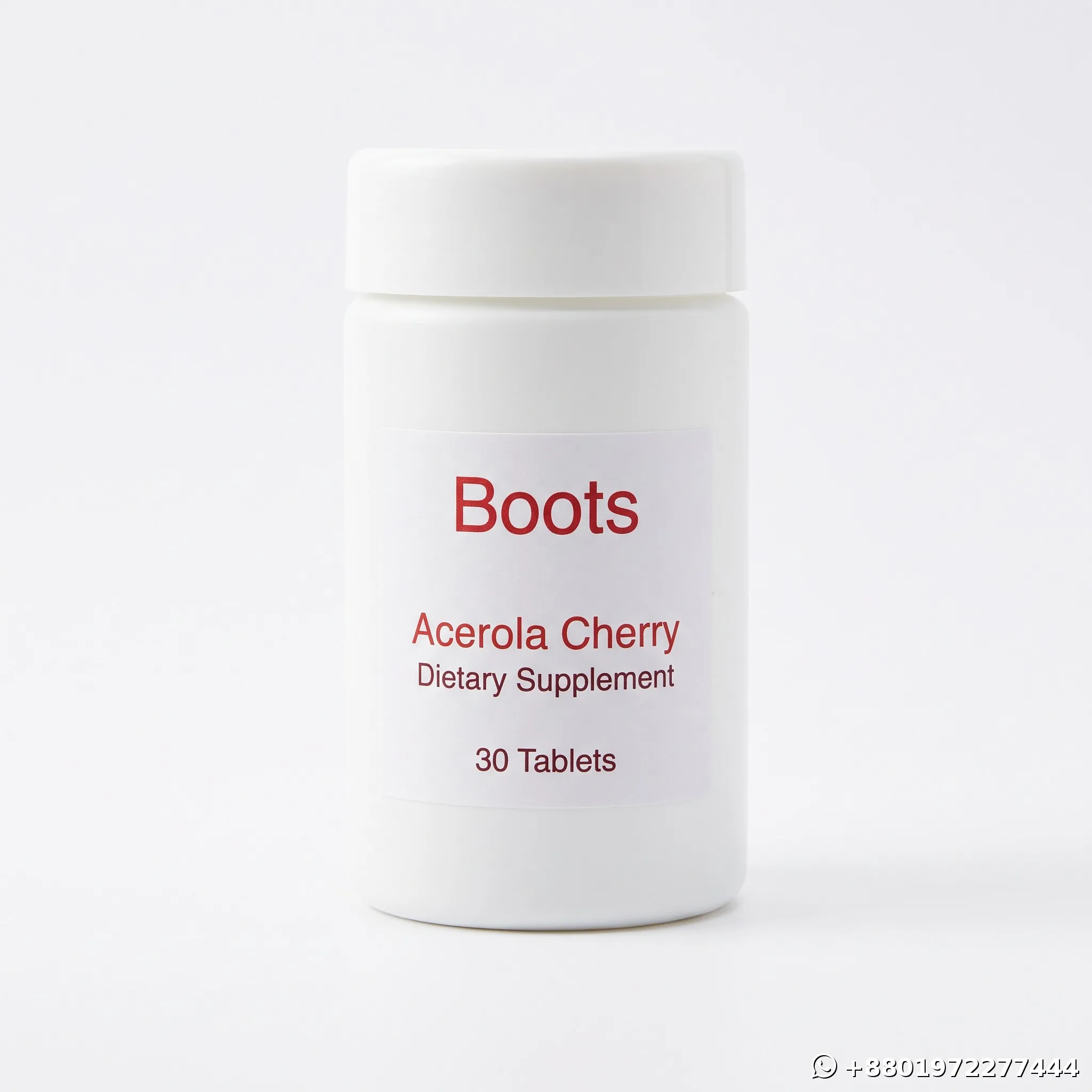 Boots Acerola Cherry Dietary Supplement 30 Tablets