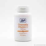Boots Chewable Vitamin C 1000mg Orange Flavour