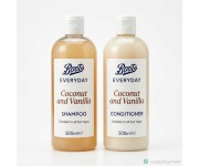 Boots Everyday Coconut and Vanilla Shampoo and Conditioner 500ml+500ml
