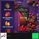 Cadbury Bournville Cranberry 50% Dark Chocolate