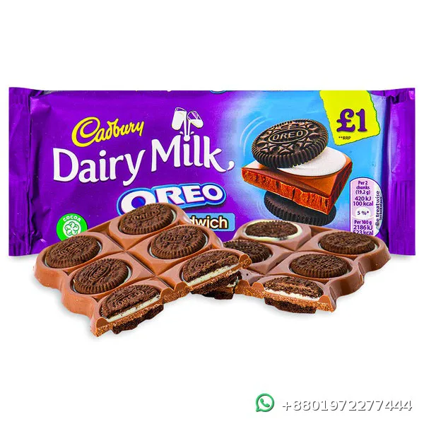 Cadbury Dairy Milk Oreo Sandwich 96g