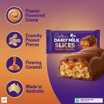 Cadbury Dairy Milk Slices Peanut Caramel Chocolate 170g