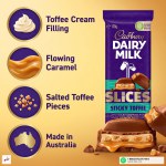 Cadbury Dairy Milk Slices Sticky Toffee Chocolate 178g