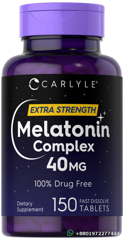 Carlyle Melatonin 40mg Complex 150 Tablets