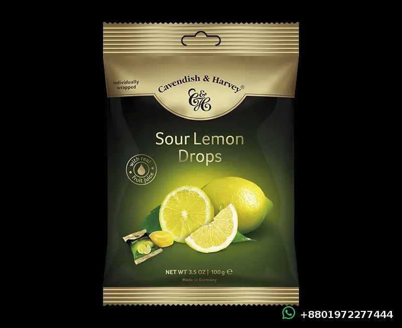 Cavendish & Harvey Sour Lemon Drops 100g
