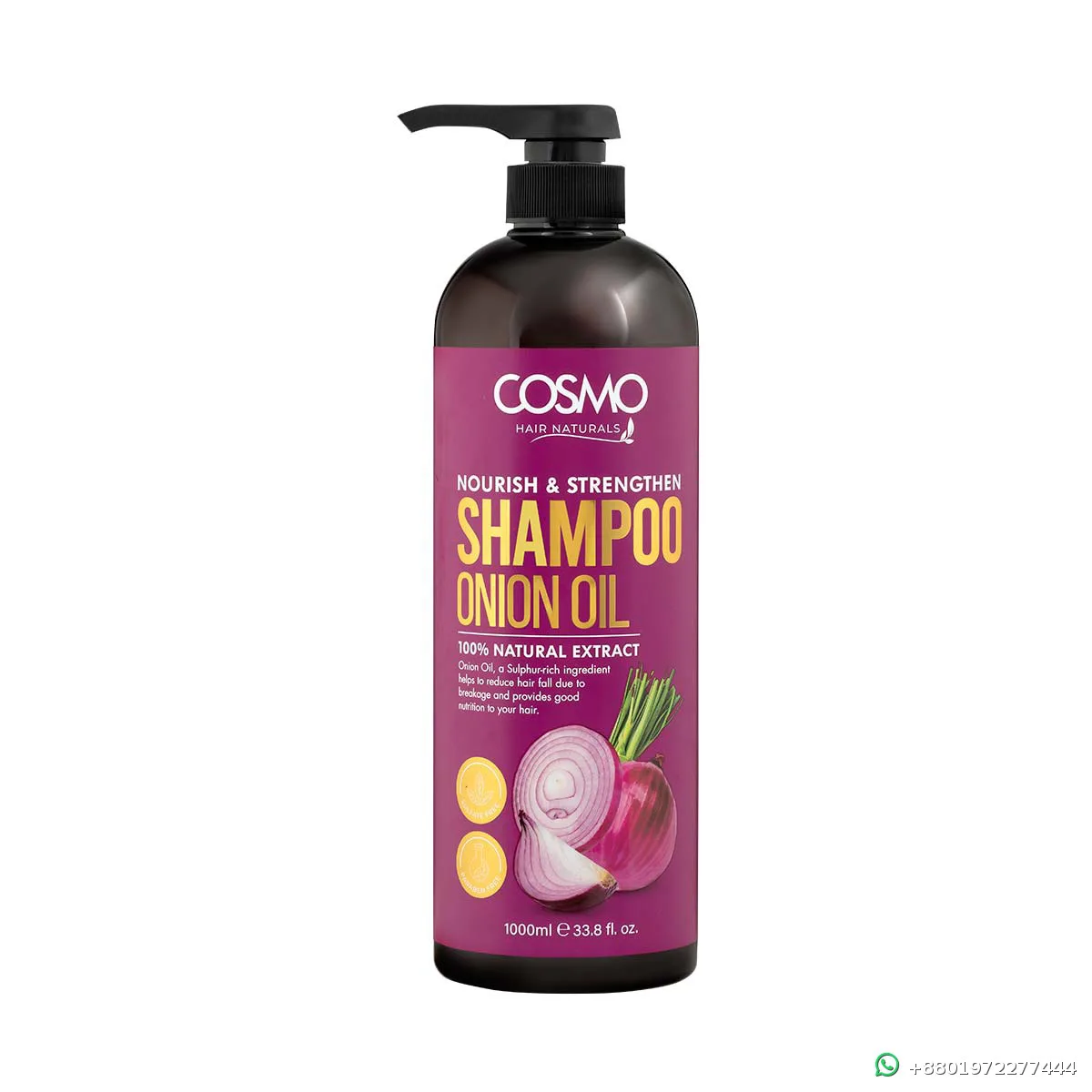 Cosmo Nourish and Strengthen Onion Oil Shampoo