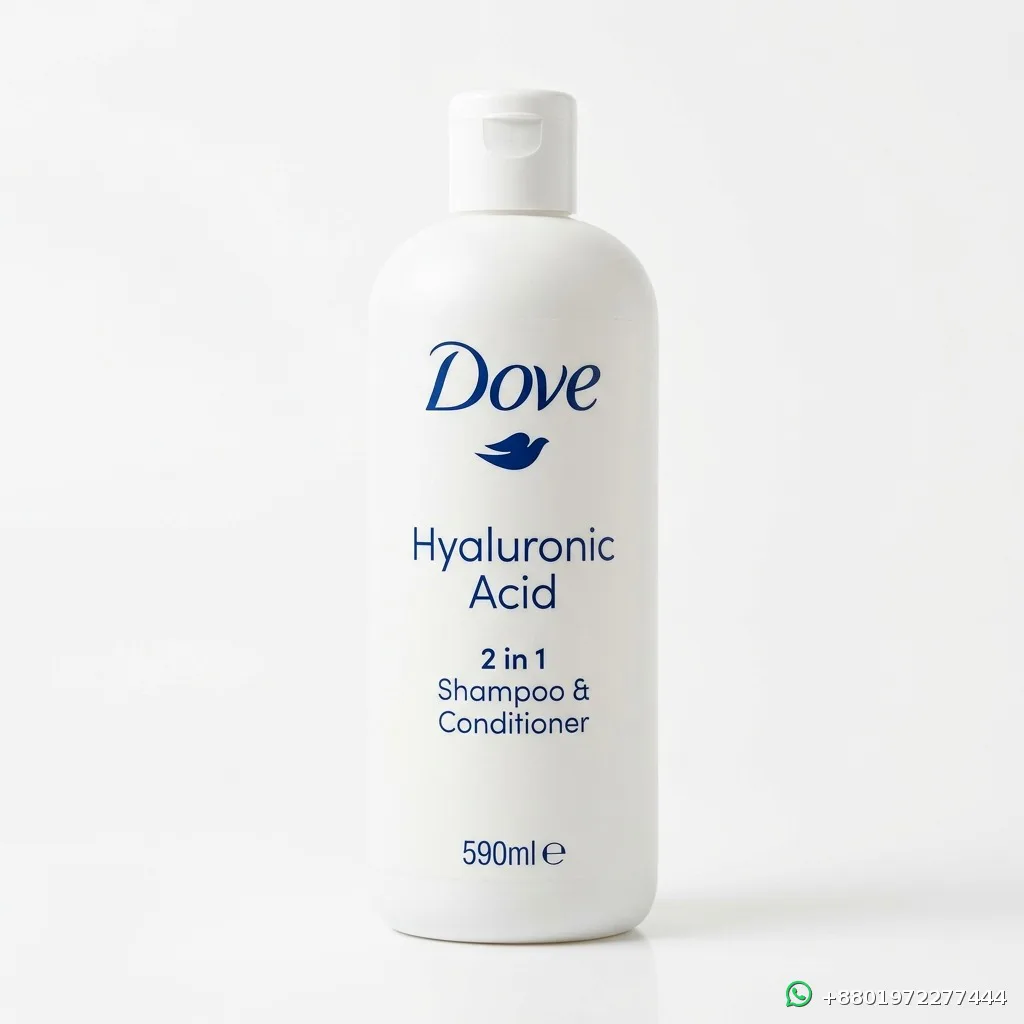 Dove Hyaluronic Acid 2 in 1 Shampoo and Conditioner 590ml