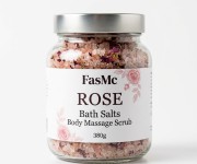 Fasmc Rose Bath Salts Body Massage Scrub