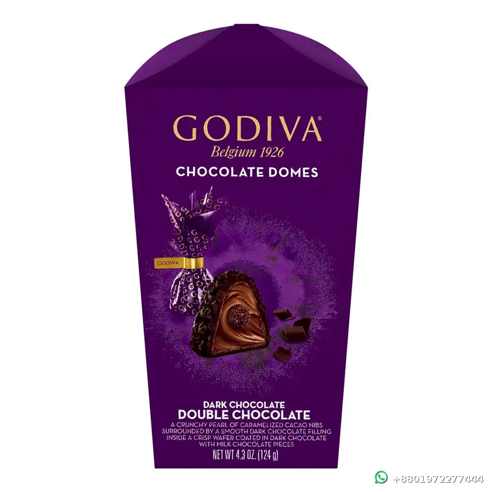 Godiva Chocolate Domes Double Chocolate 124g