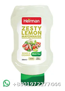 Herman Zesty Lemon Mayonnaise Richer And Creamier 500ml