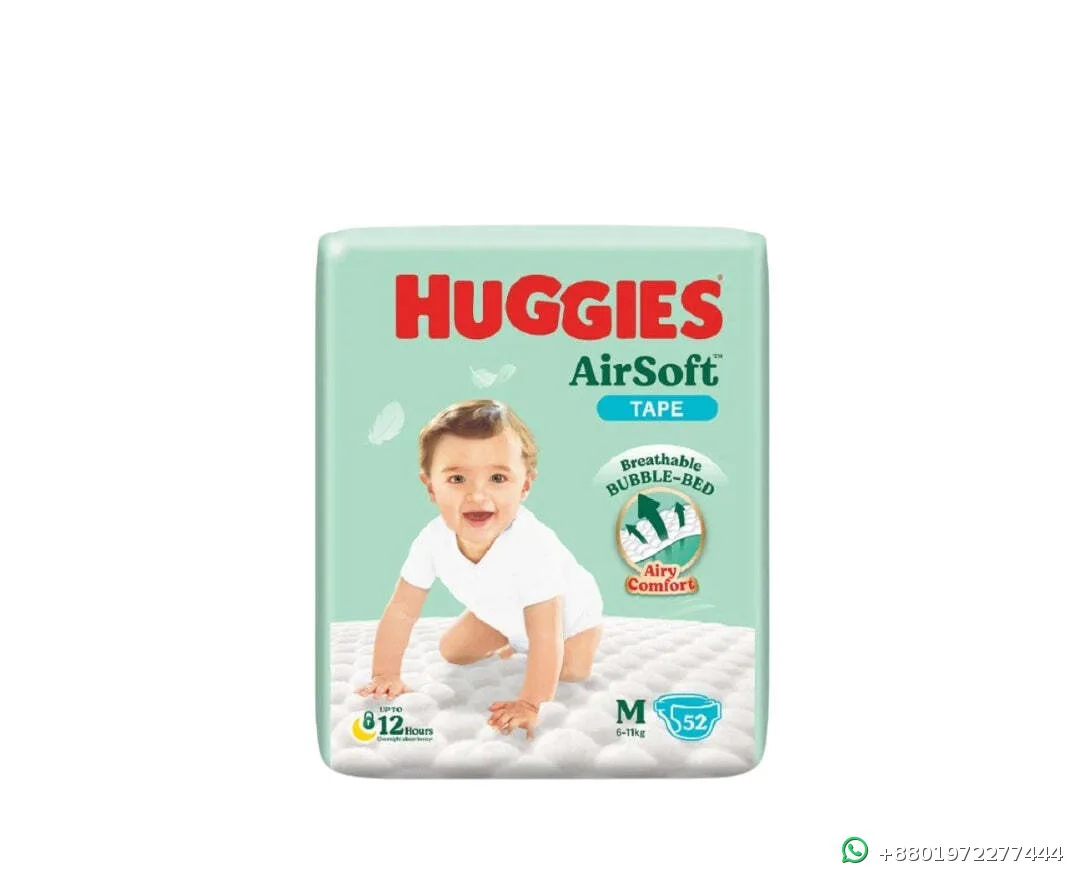 Huggies AirSoft Tape M Belts System 52pcs