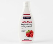 Johnson Vita-Rich Replenishing Body Lotion With Raspberry Extract