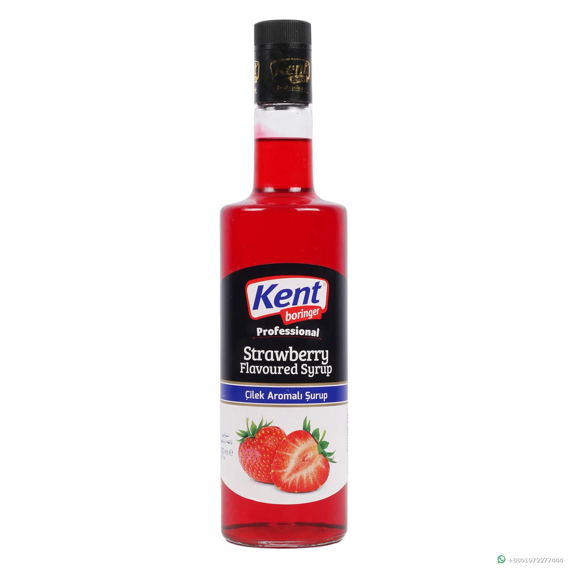 Kent Boringer Strawberry Flavoured Syrup 700ml