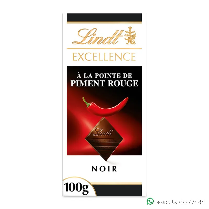 Lindt Chilli Dark Chocolate 100g