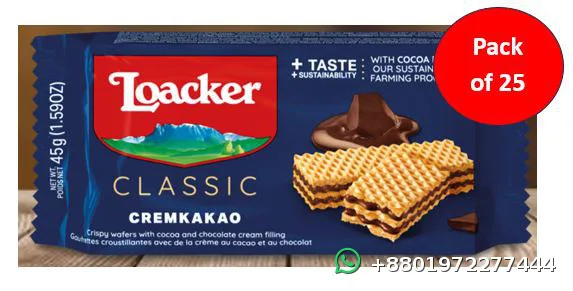 Loacker Cremkakao 25pcs 1125g