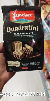 Loacker Quadratini Dark Chocolate 125g