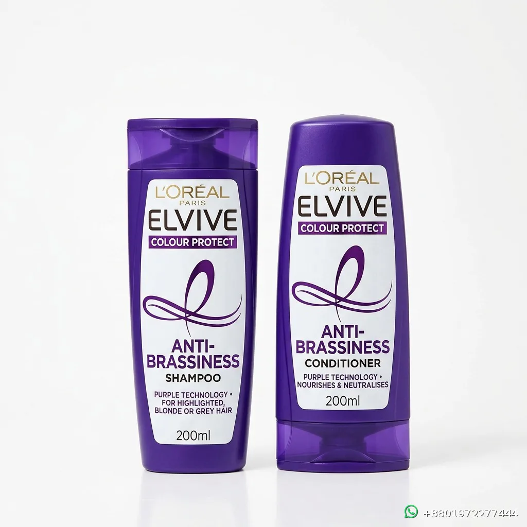 L'Oreal Elvive Colour Protect Anti-Brassiness Shampoo & Conditioner