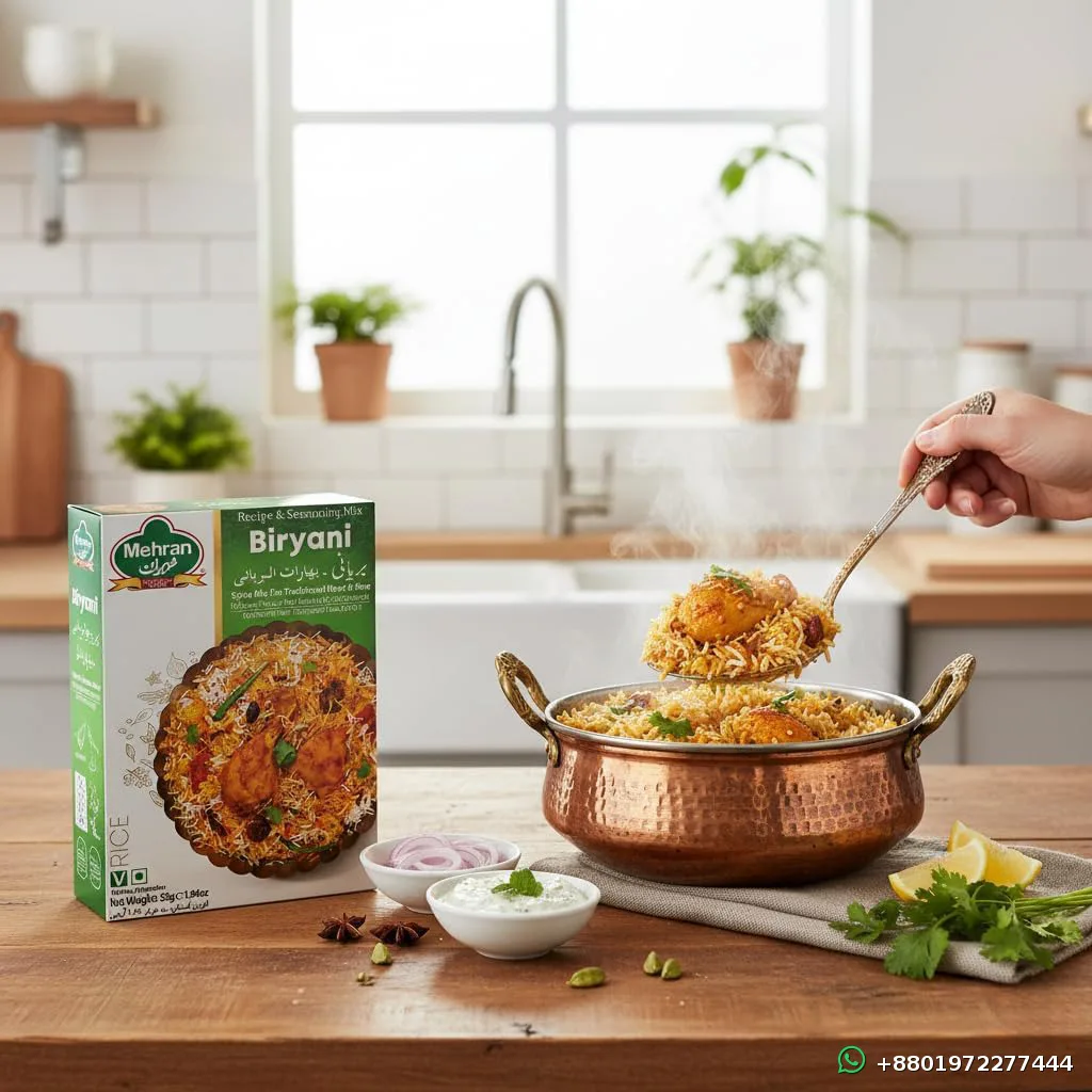 Mehran Biryani Recipe & Seasoning Mix