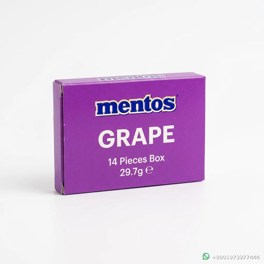 Mentos Grape 14 Pieces Box 29.7g