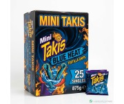 Mini Takis Blue Heat 25 Singles Tortilla Chips 875g