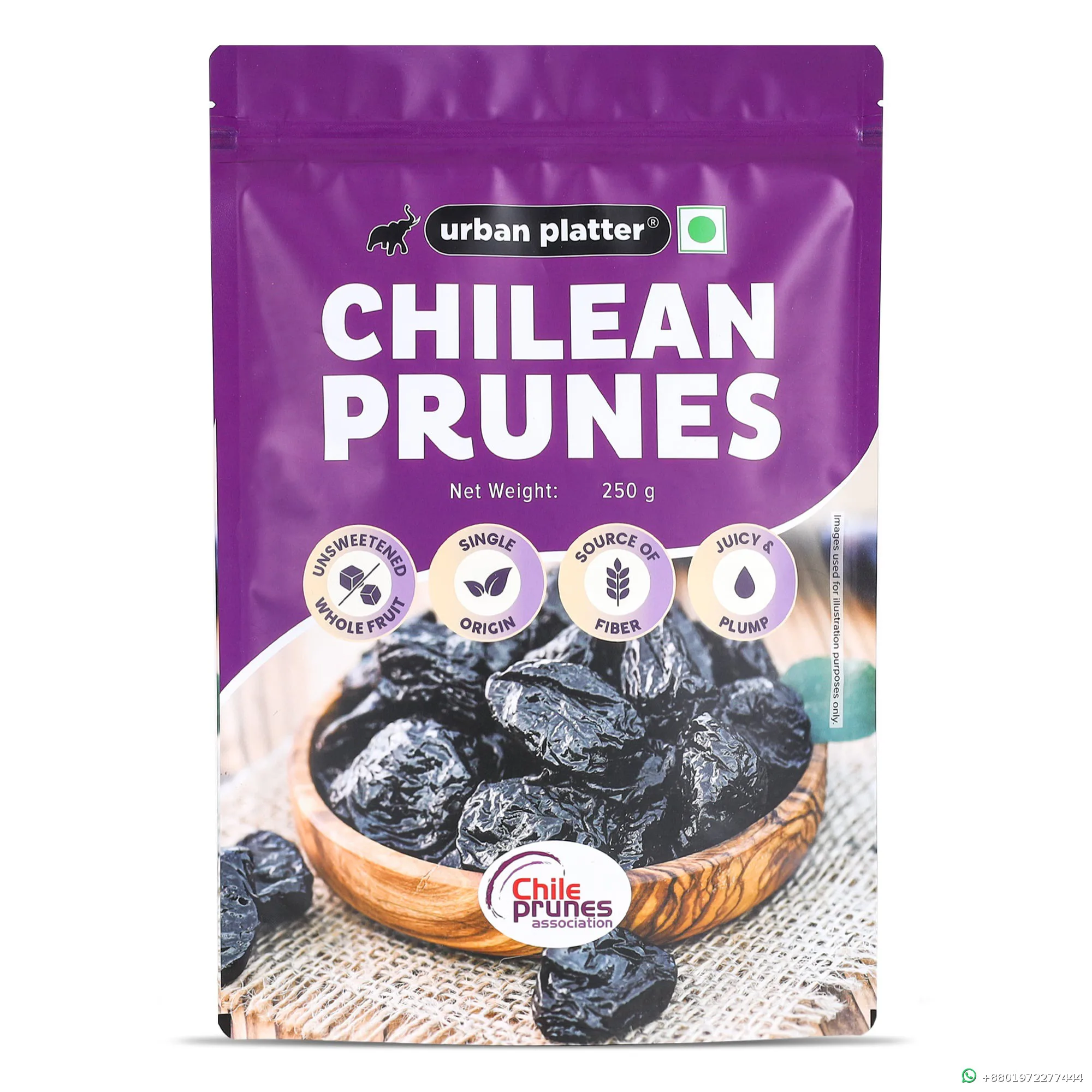 Naturs Pitted Dried Prunes 250g