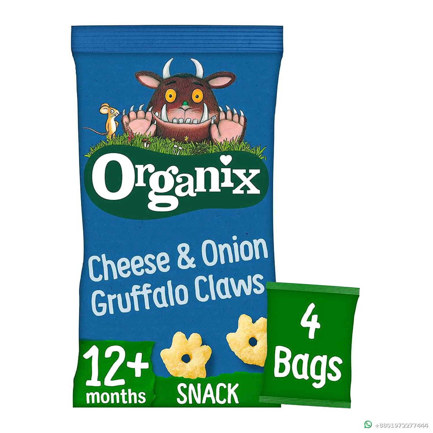 Organix Cheese and Onion Gruffalo Claws