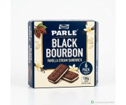 Parle Black Bourbon Vanilla Cream Sandwich 6 Pack 100g each