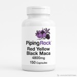 Piping Rock Red Yellow Black Maca 4800mg