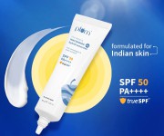 Plum Rice Water 2% Niacinamide Hybrid Sunscreen SPF 50 PA+++ 50g