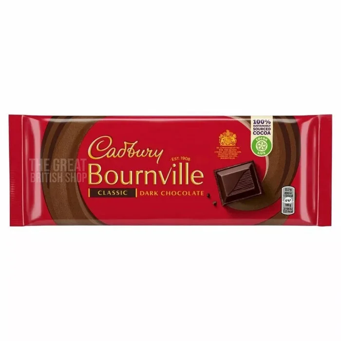 Cadbury Bournville Classic Dark Chocolate 180g