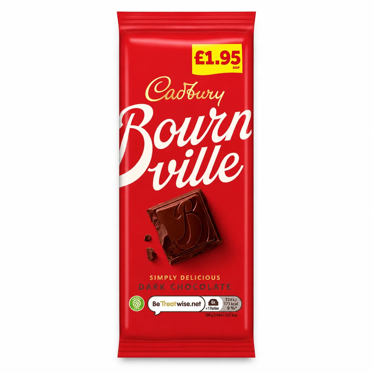 Cadbury Bournville Classic Dark Chocolate 180g