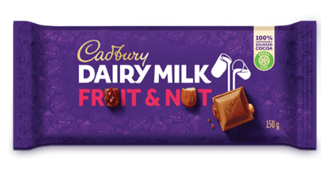 Cadbury Dairy Milk Fruit and Nut 180g