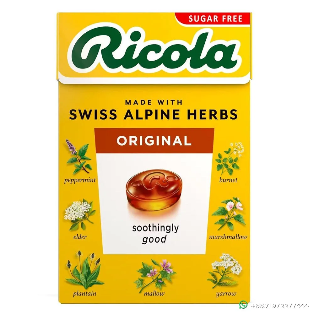 Ricola Original Herb Drops Sugar Free 45g