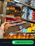 Premium Car Tissue Box With Watch – Brown