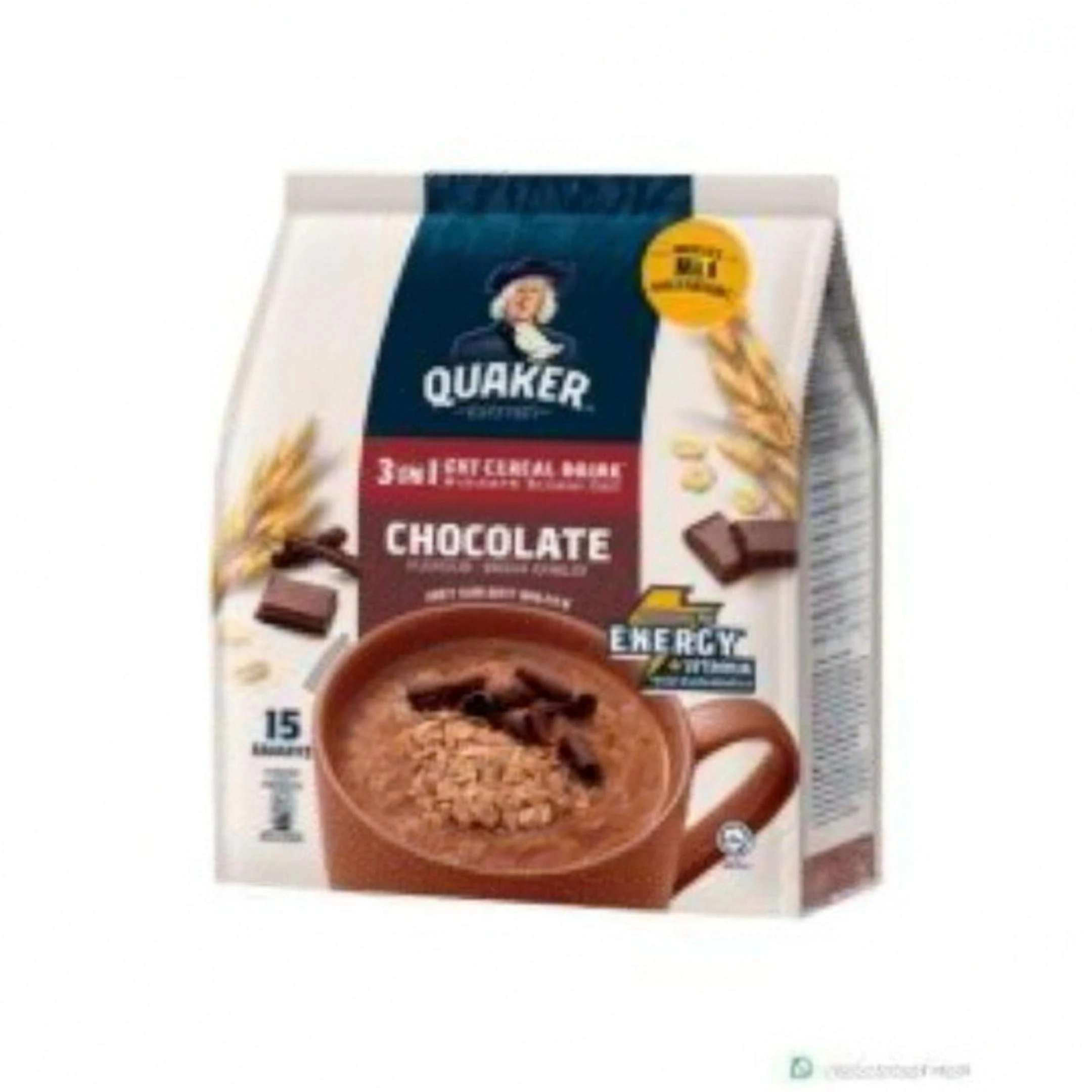 Quaker 3in1 Oats Cereal Drink Chocolate Flavour