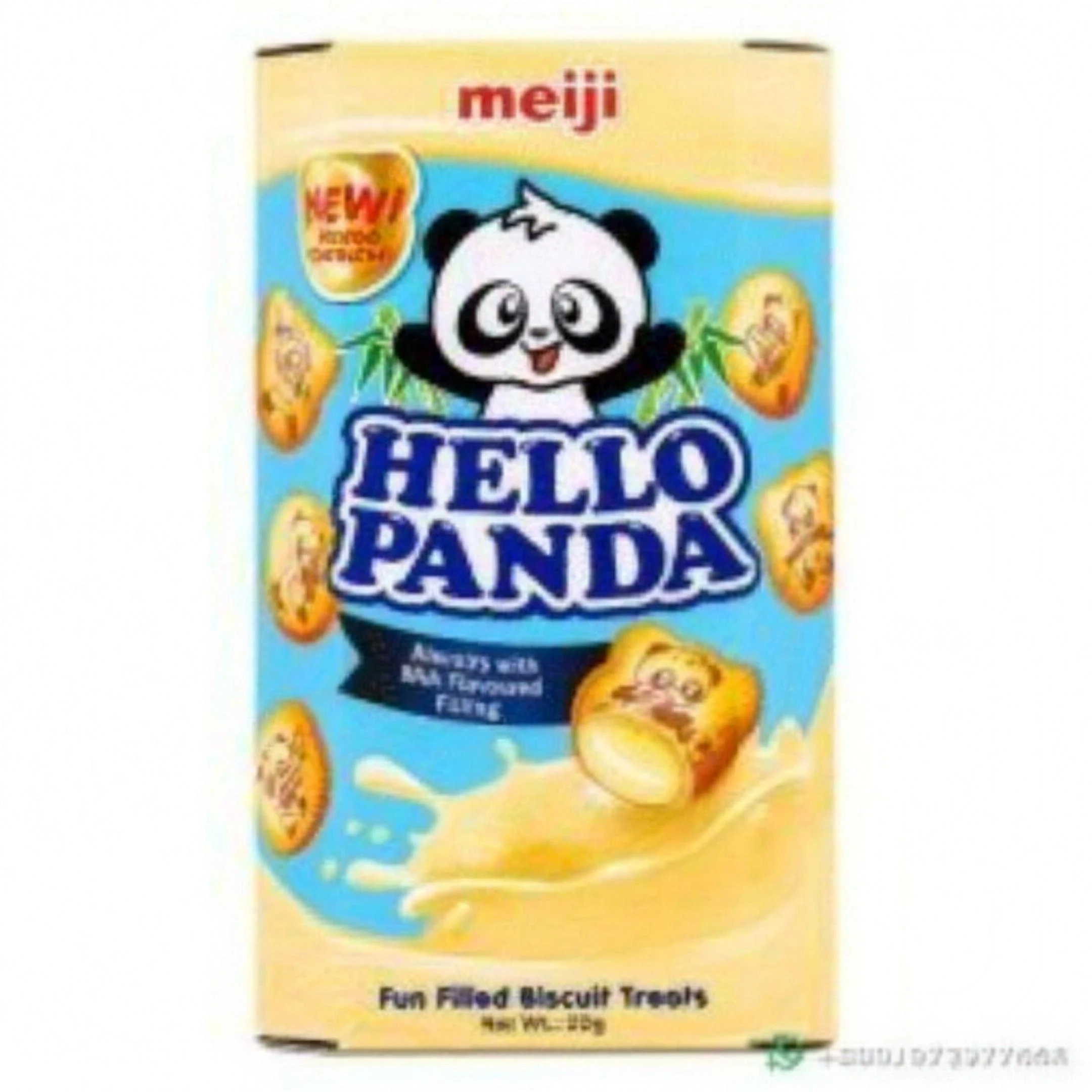 Meiji Hello Panda Biscuits with Milk Flavoured Filling