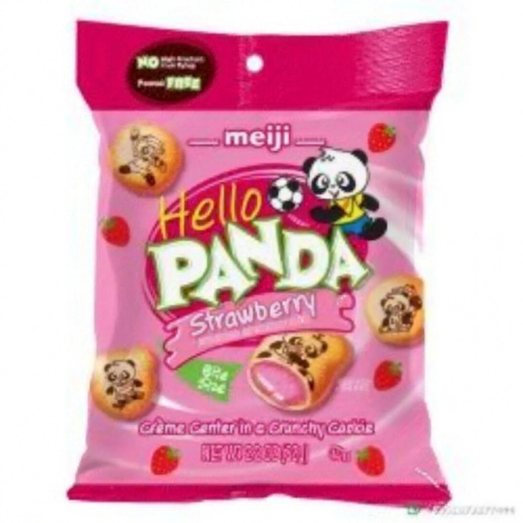 Meiji Hello Panda Biscuits with Strawberry Flavour Filling