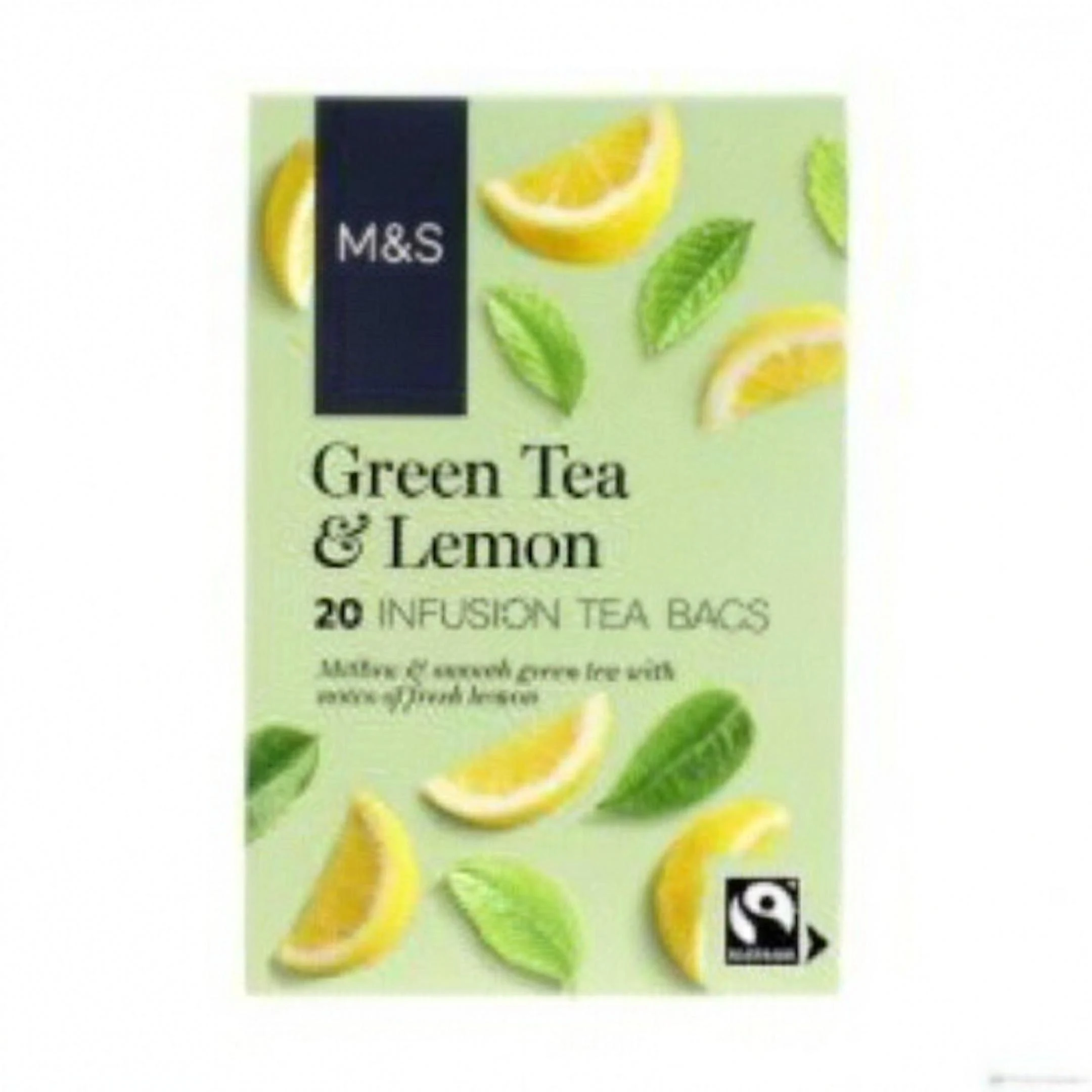 M&S Green Tea And Lemon 20 Infusion Tea Bags