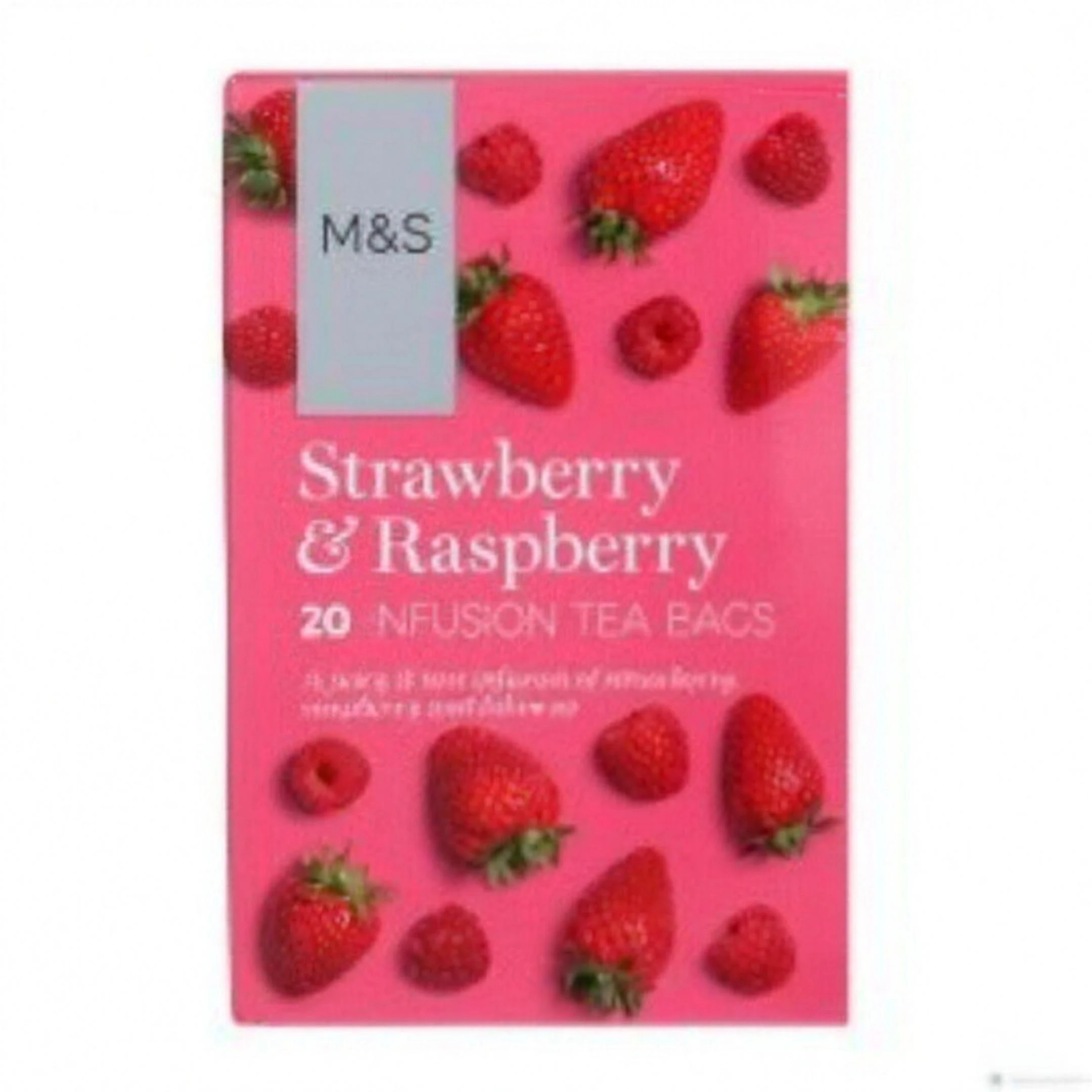 M&S Strawberry And Raspberry 20 Infusion Tea Bags