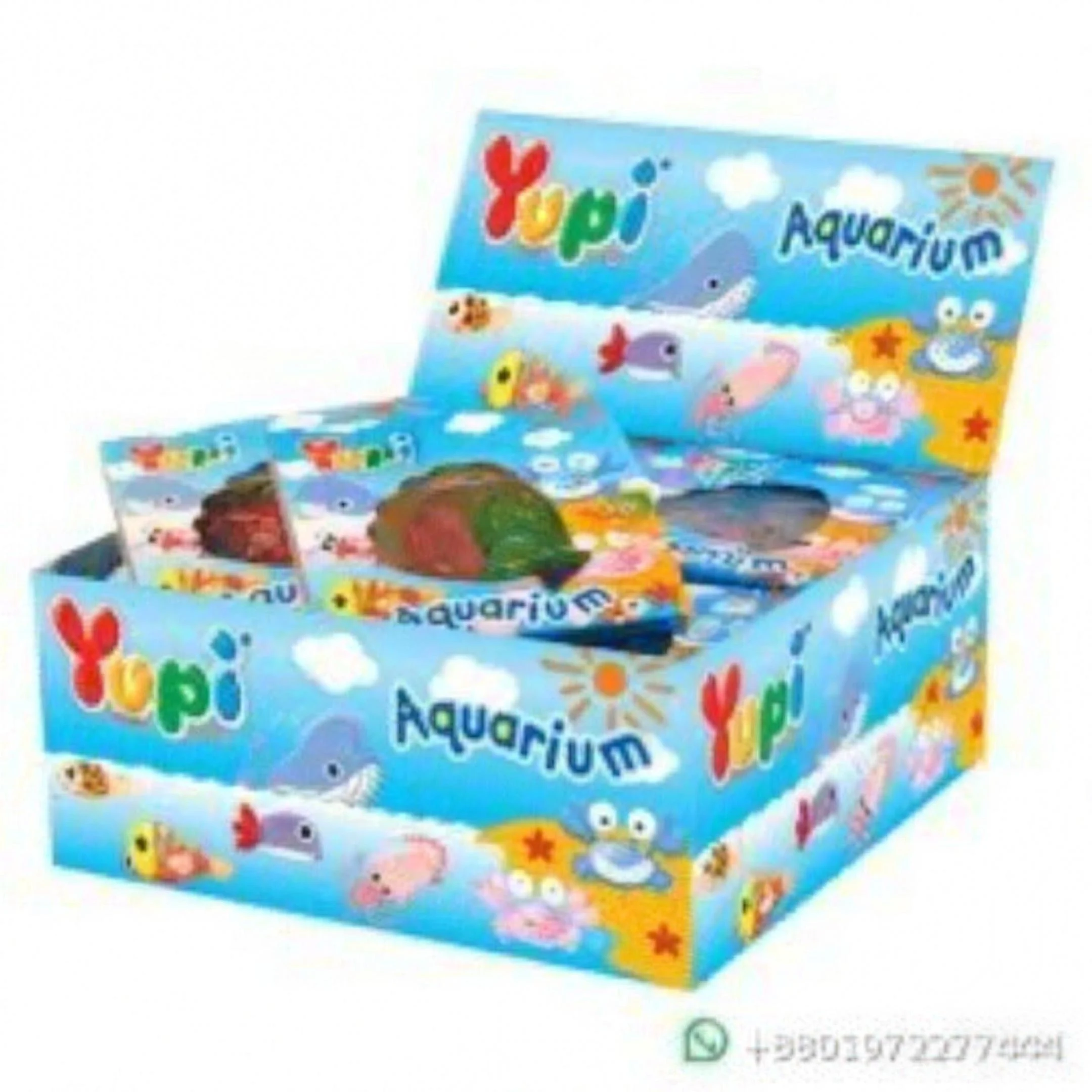 Yupi Aquarium Gummy Candy 14g x 24pcs Box