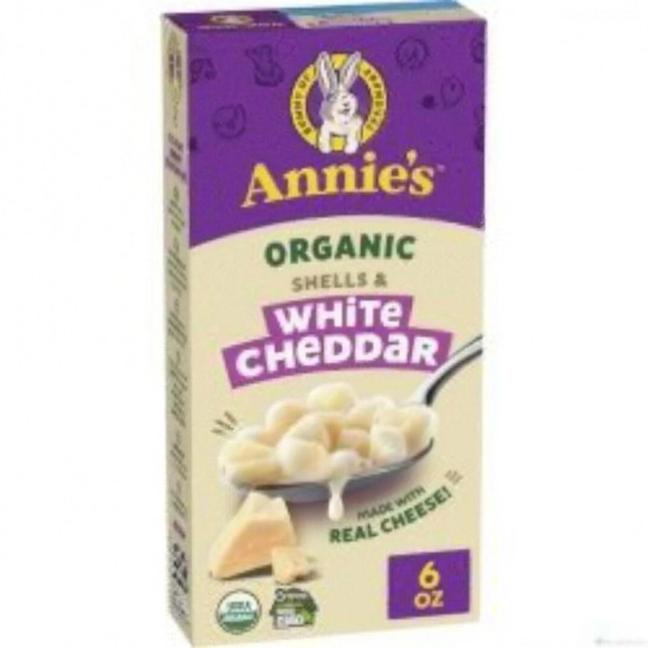 Annie's Organic Shells And White Cheddar Macaroni And Cheese Pasta