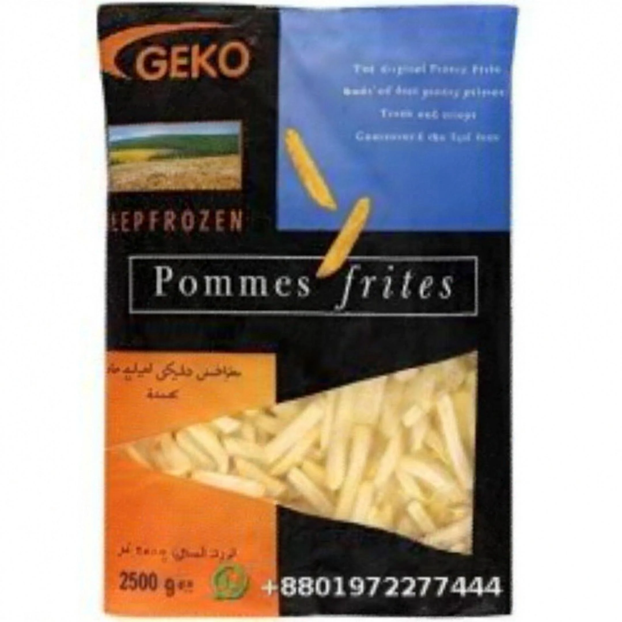 Geko Coated And Extra Crunchy French Fries 2.5kg