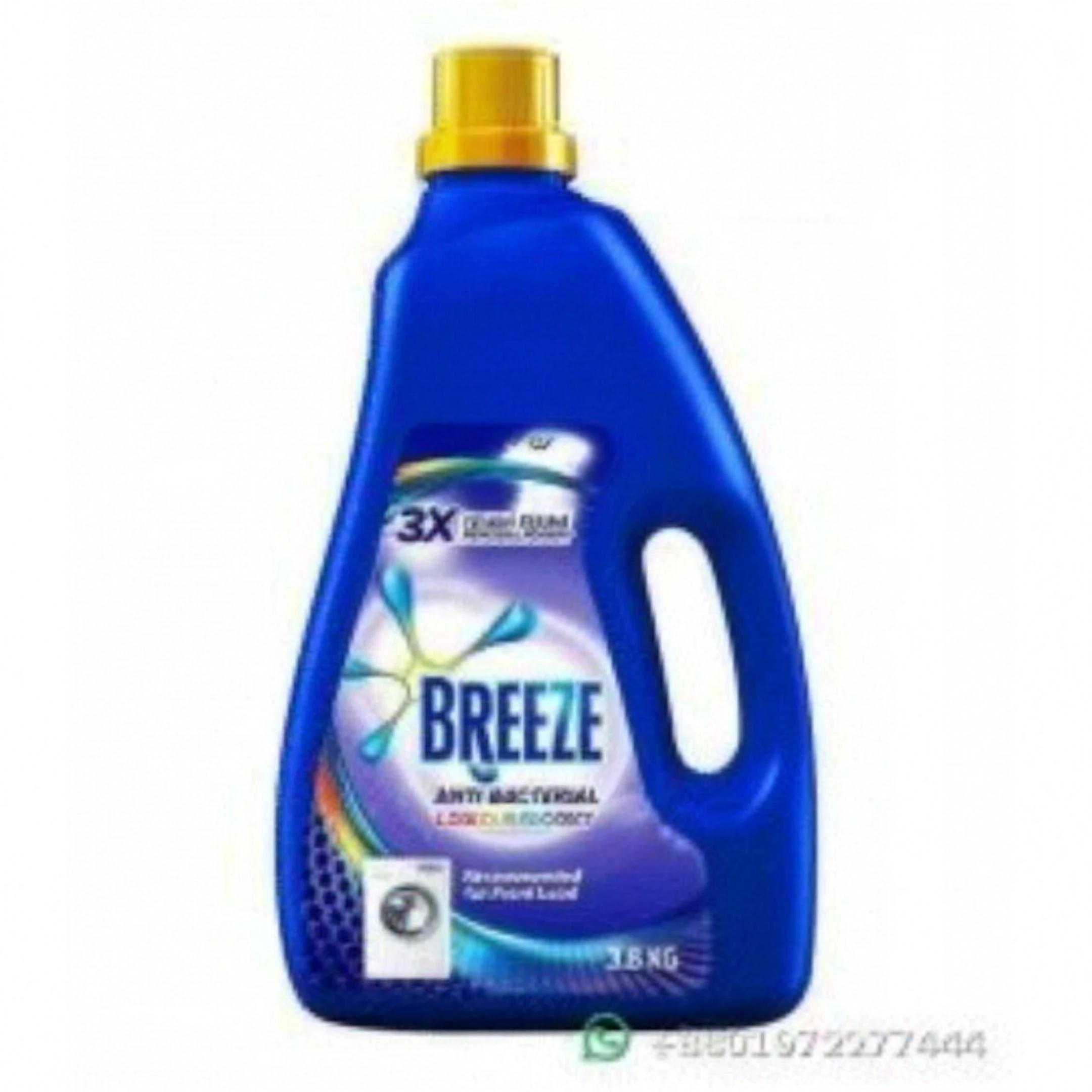 Breeze Liquid Detergent Anti-Bacterial and Colour Protect 3.6kg