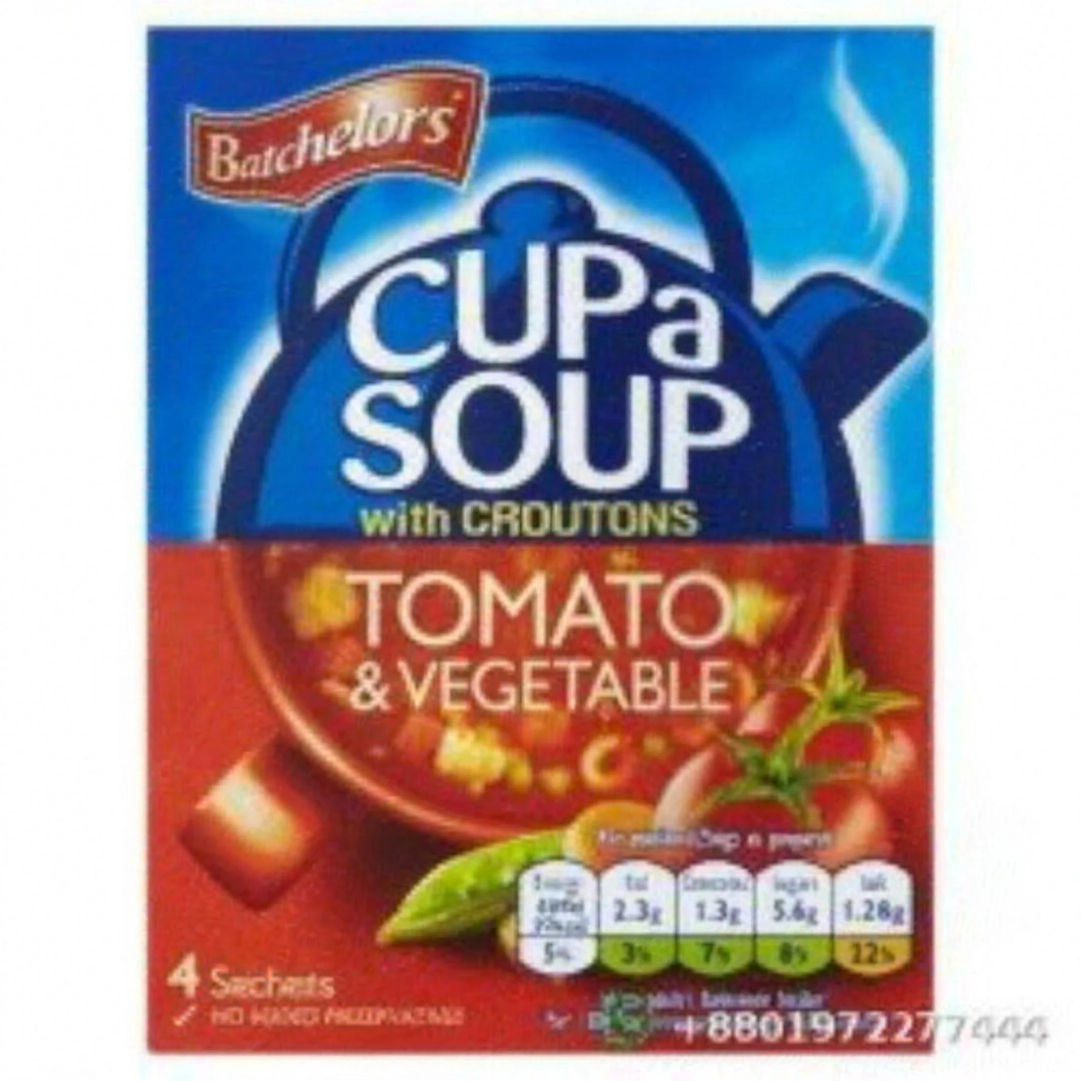 Batchelors Cup a Soup Tomato Vegetable with Croutons